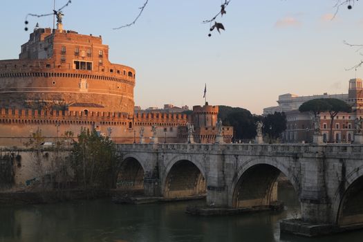 Fortress and Bridge on the River 