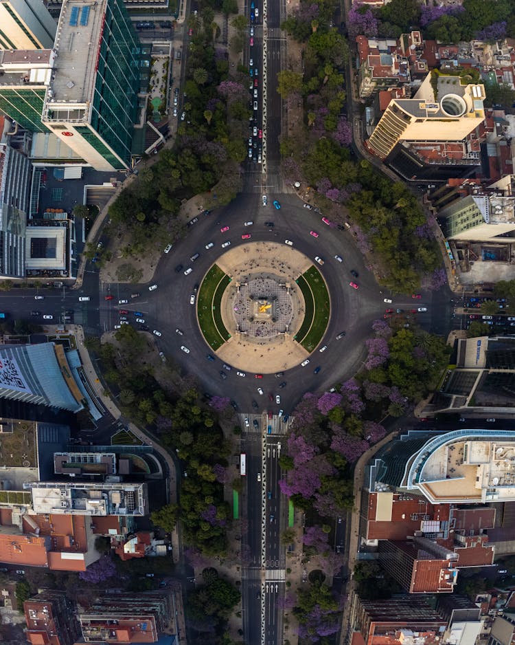 Roundabout In Mexico City