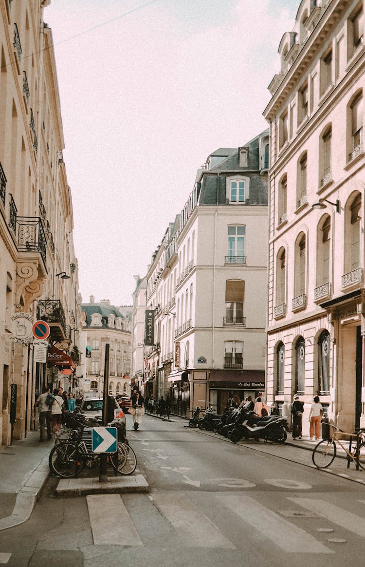 Classic Buildings On City Street