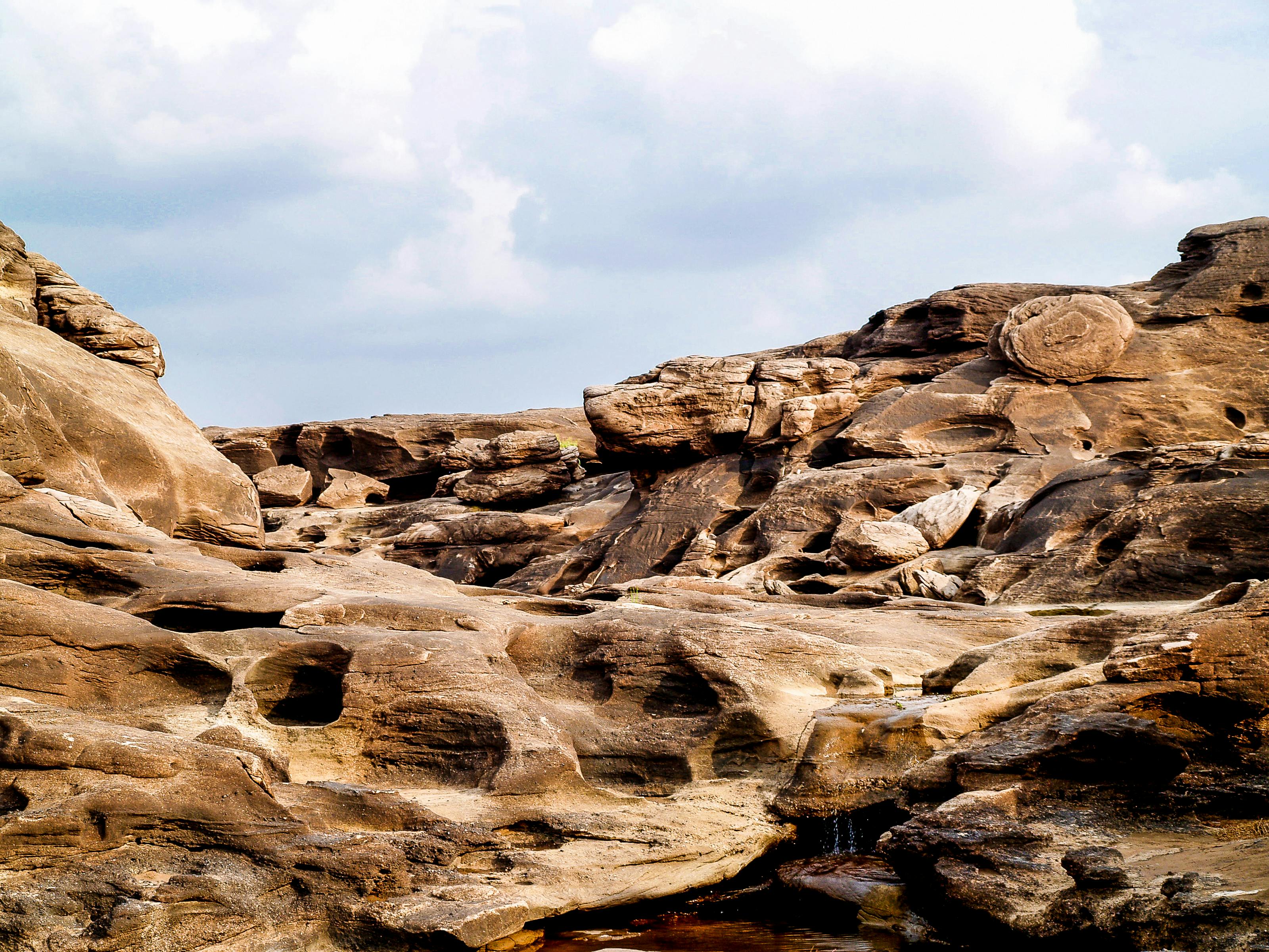 brown stone formation