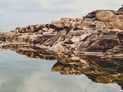 Shallow Focus Photography of Brown Island