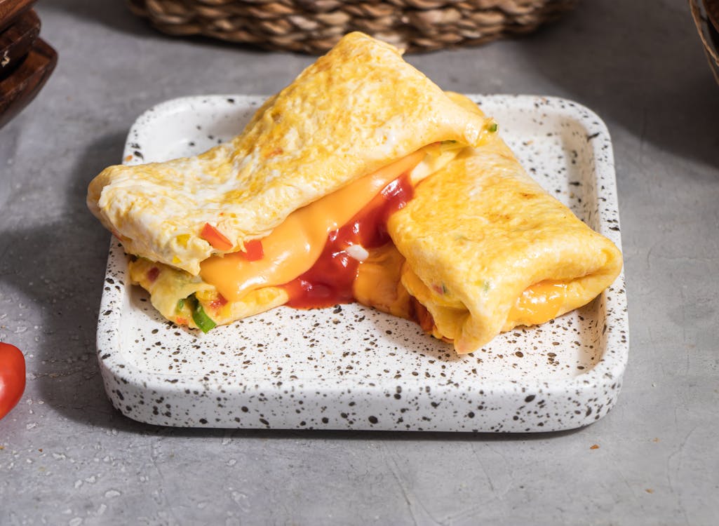Close-up Photo of Egg and Cheese Omelette · Free Stock Photo