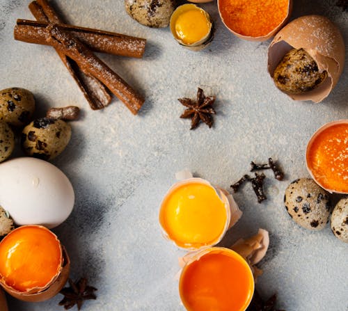 Бесплатное стоковое фото с Ассорти, крупный план, перепелиные яйца
