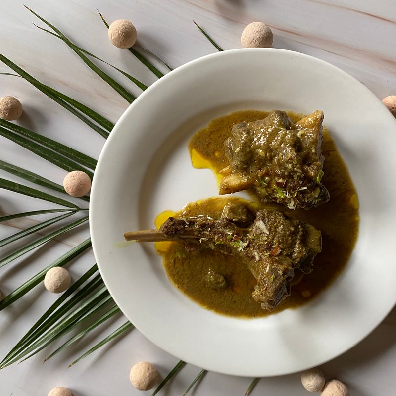 Indian Amchur Mango Powder Lamb Chop Marinade