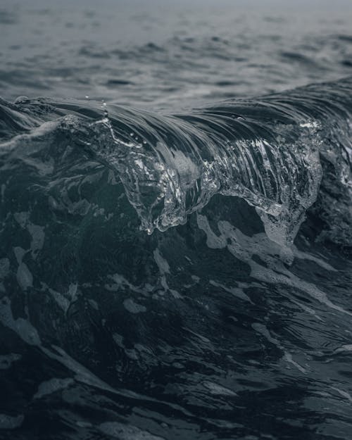 Close-up of a Small Wave