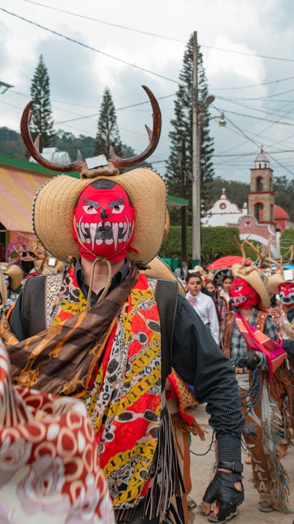 A Person in a Devil Costume