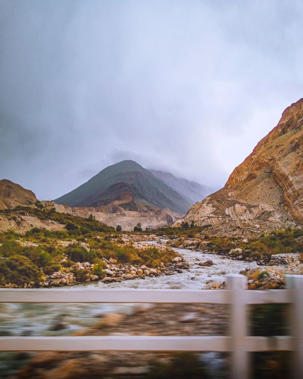 Mountainous Landscape with a River ยท Free Stock Photo