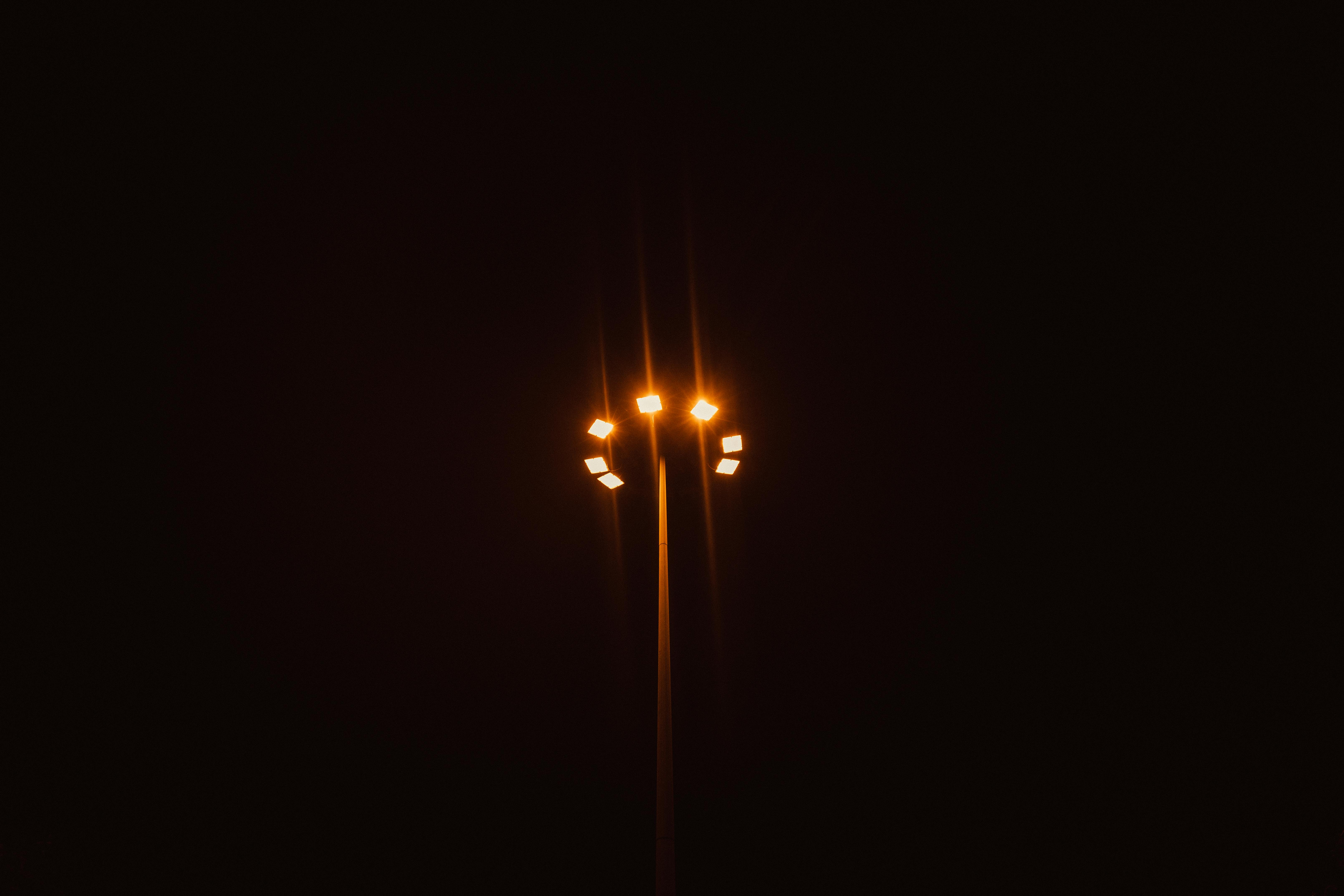 Free stock photo of dark, lamp, lamp post