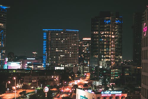 Foto profissional grátis de aac, azul, centro da cidade