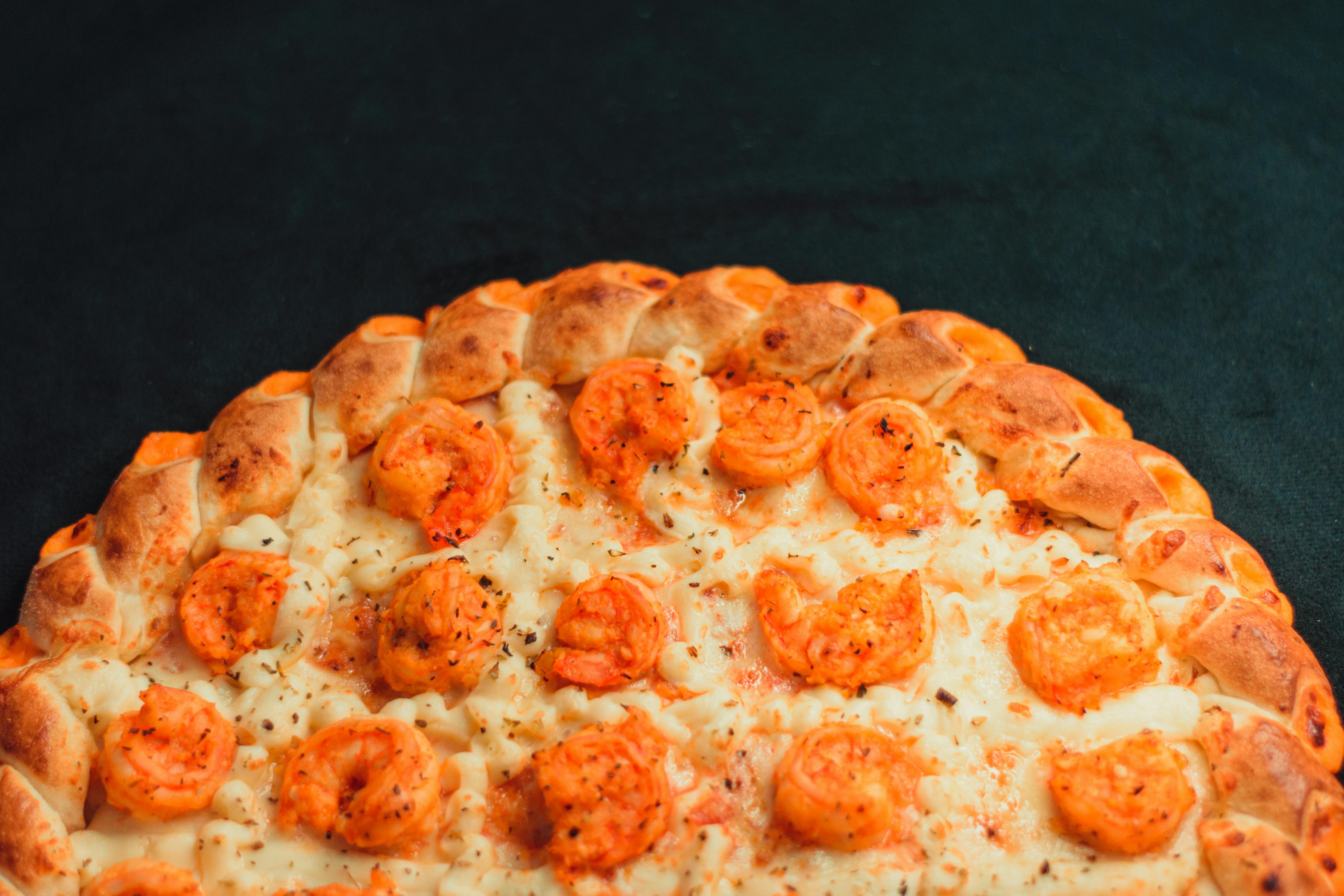 Spicy meat pizza with jalapenos
