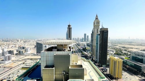 Aerial View of High-rise Buildings 