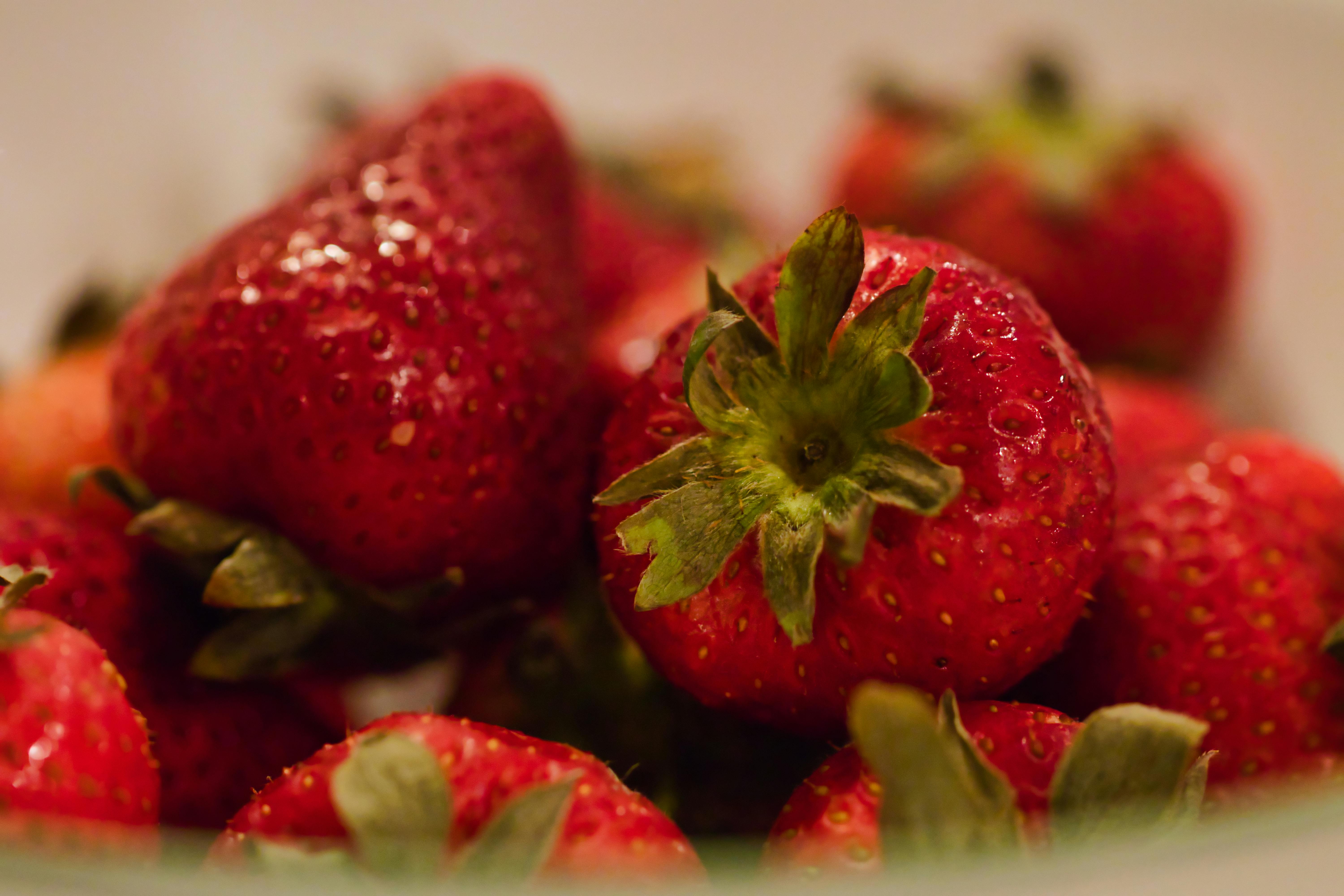 Foto Stok Gratis Tentang Buah Makro Stroberi