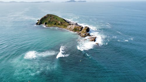 Foto profissional grátis de aerofotografia, fundo para área de trabalho, ilhota