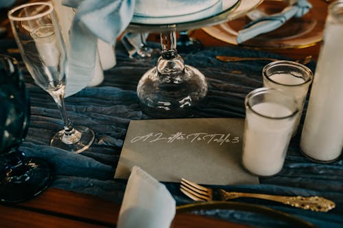 Close-up Photo of an Elegant Table Setting