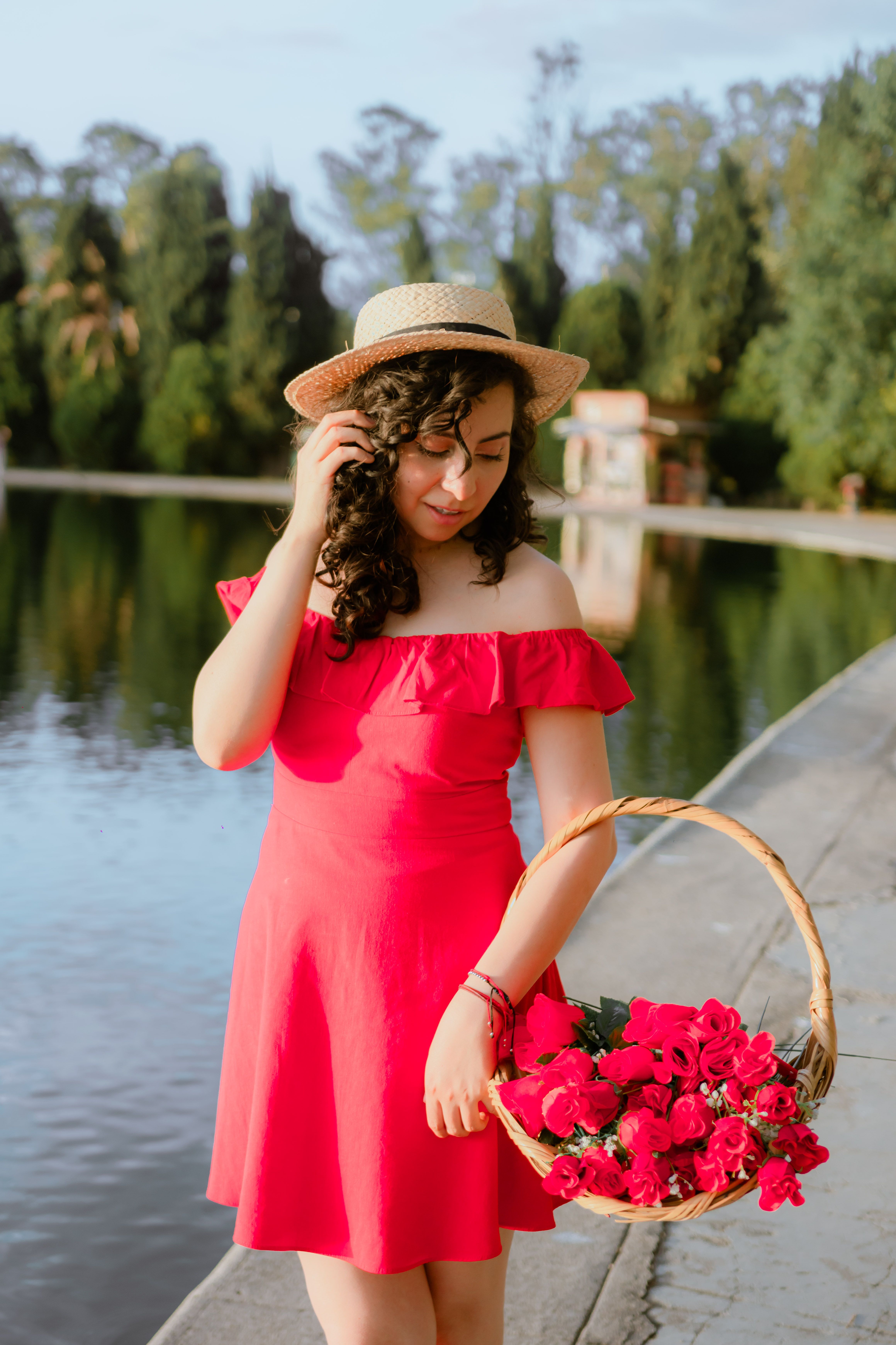 Vestido Floral Vermelho