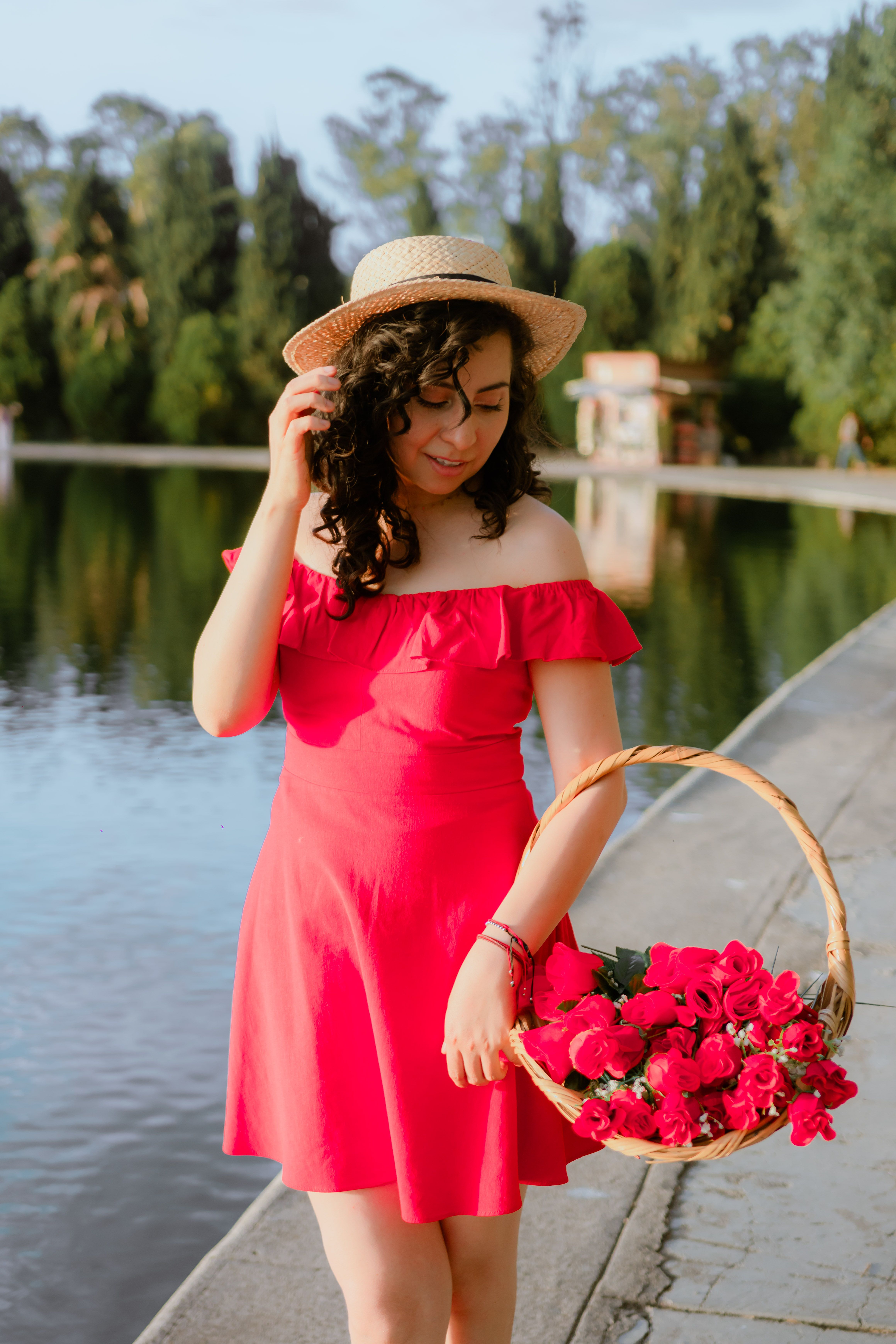 Vestido Floral Vermelho