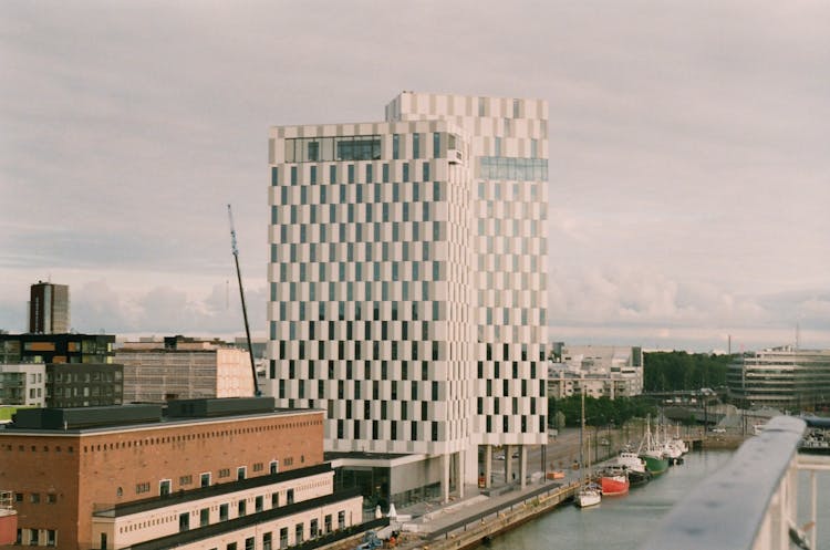 High Rise Building By River Shore