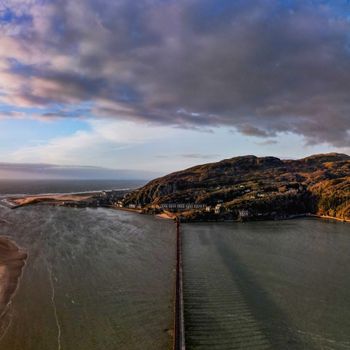 Aerial Shot of a Coastline