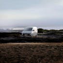 White Truck on a Beach