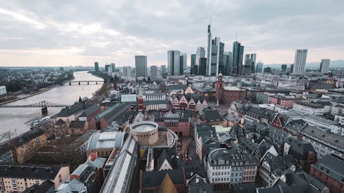 Základová fotografie zdarma na téma budovy, centrum města, Frankfurt