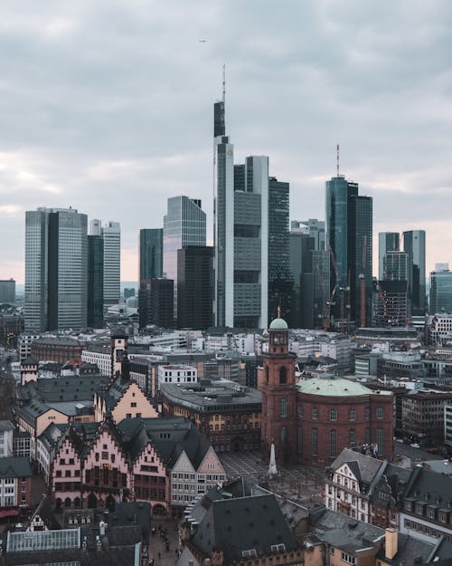 Buildings and Skyscraper, Frankfurt am Main, Germany