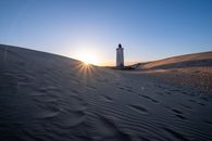 Rubjerg Knude Fyr at sunset