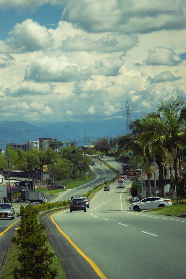 Cars On Road 