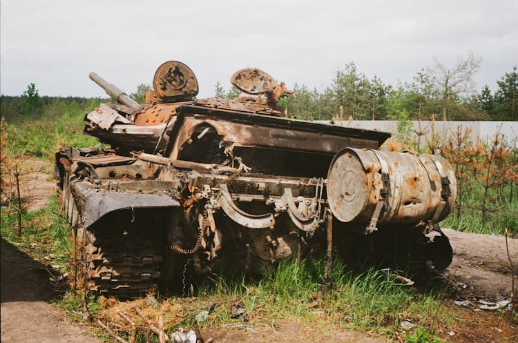 Abandoned Battle Tank