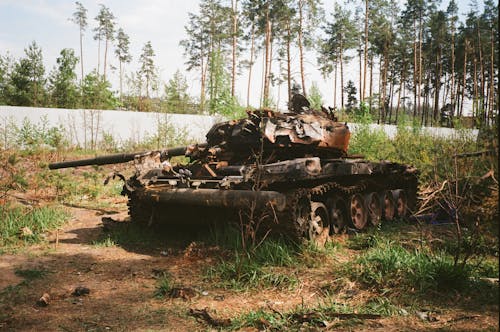 Darmowe zdjęcie z galerii z czołg, opuszczony, pojazd wojskowy