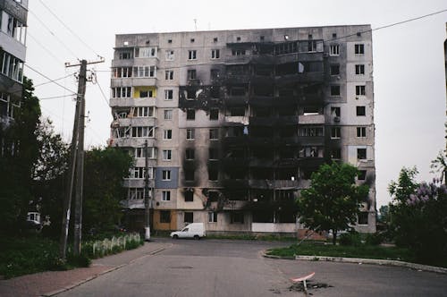 Destroyed Apartment Building 