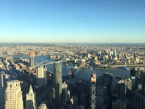 뉴욕, 맨해튼, 브루클린 다리의 무료 스톡 사진