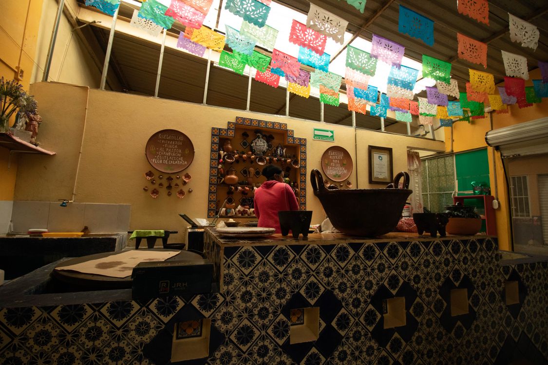 Ornate Interior of Mexican Restaurant · Free Stock Photo