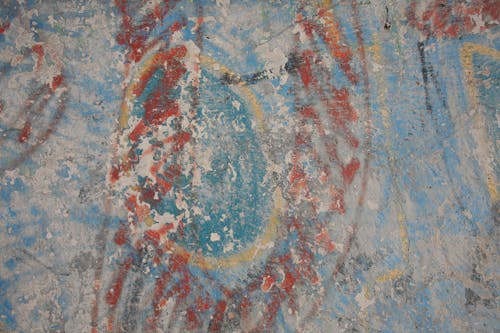 Photograph of a Wall with Paint