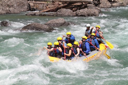 Photograph of People Rafting