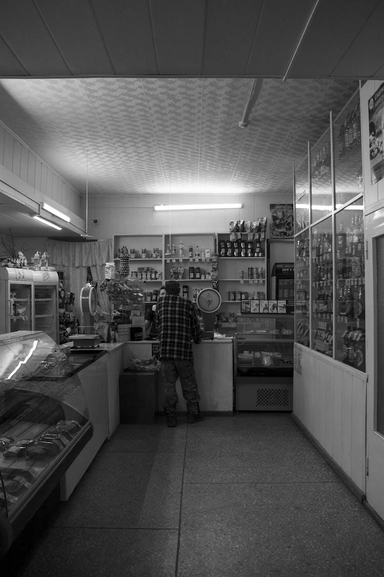 Man In Old Fashioned Store