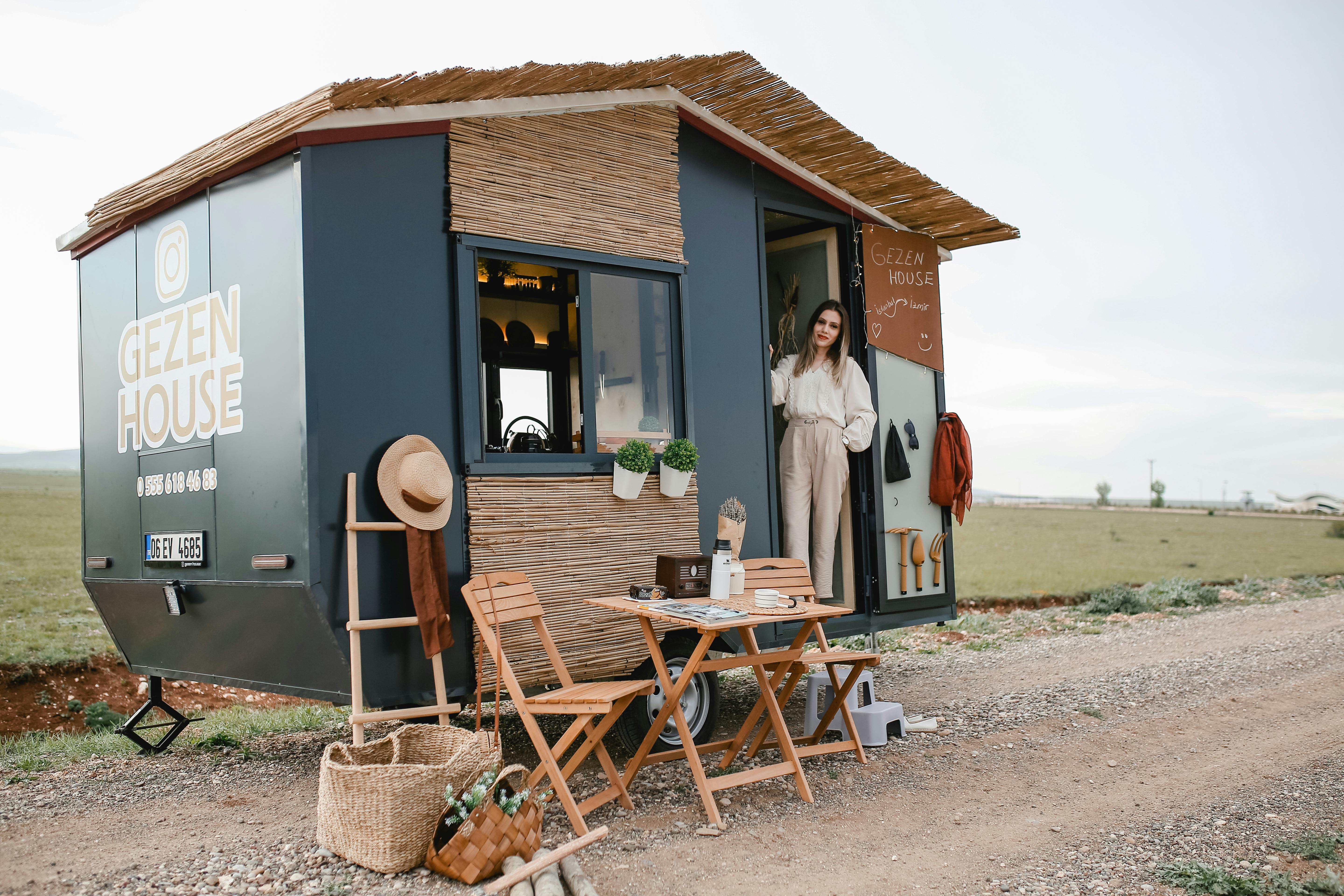 Explore the charm of tiny house living with a focus on mobility and nature.