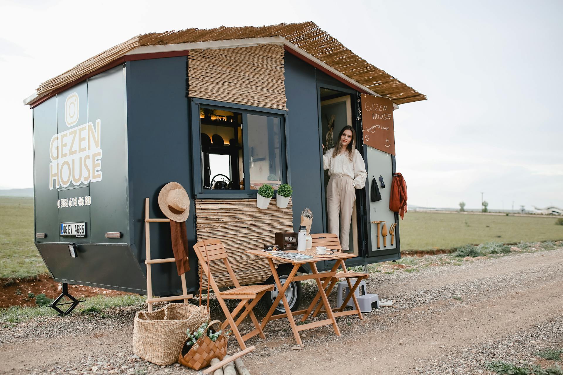 Explore the charm of tiny house living with a focus on mobility and nature.