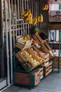 Yellow Banana Fruit on Brown Wooden Crate