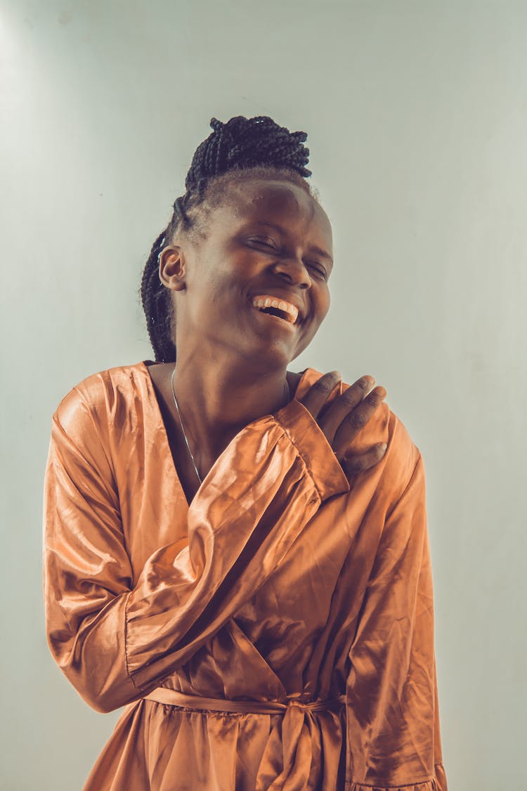 Photograph Of A Woman Laughing