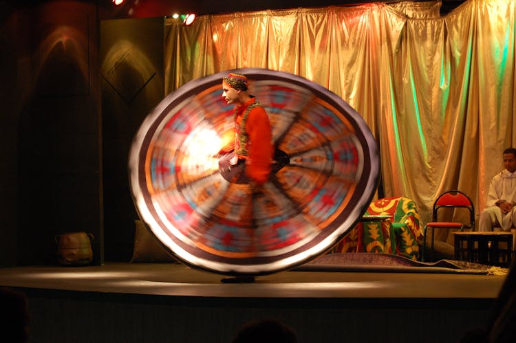 Performer Dancing On Stage