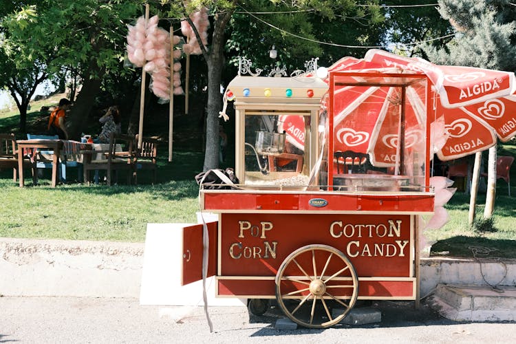 Food Cart On Street Side