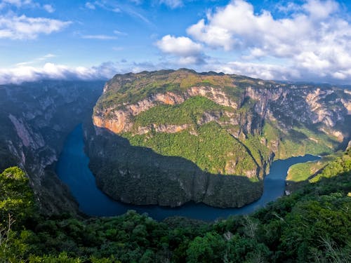 Gratis lagerfoto af dronefotografering, erosion, flod