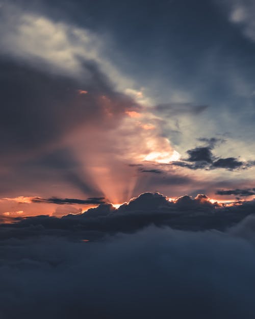 Základová fotografie zdarma na téma atmosféra, dramatická obloha, nebe