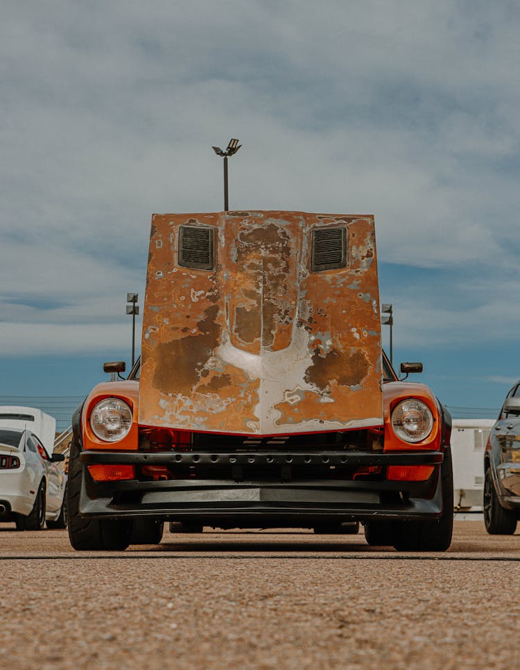 Rusty Datsun Car 