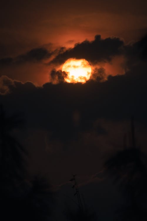 คลังภาพถ่ายฟรี ของ การตั้งค่า, ดวงอาทิตย์, ตอนเย็น