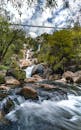 Stream and Rocky Landscape