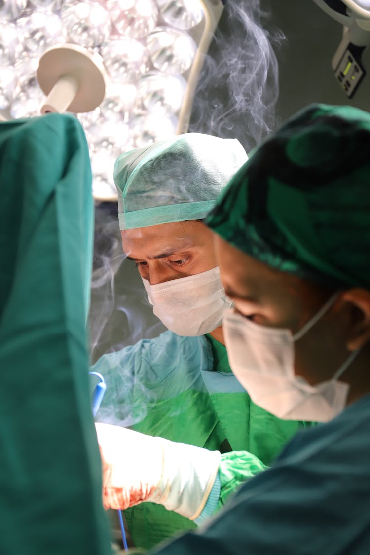 A Surgeon Performing A Surgery 