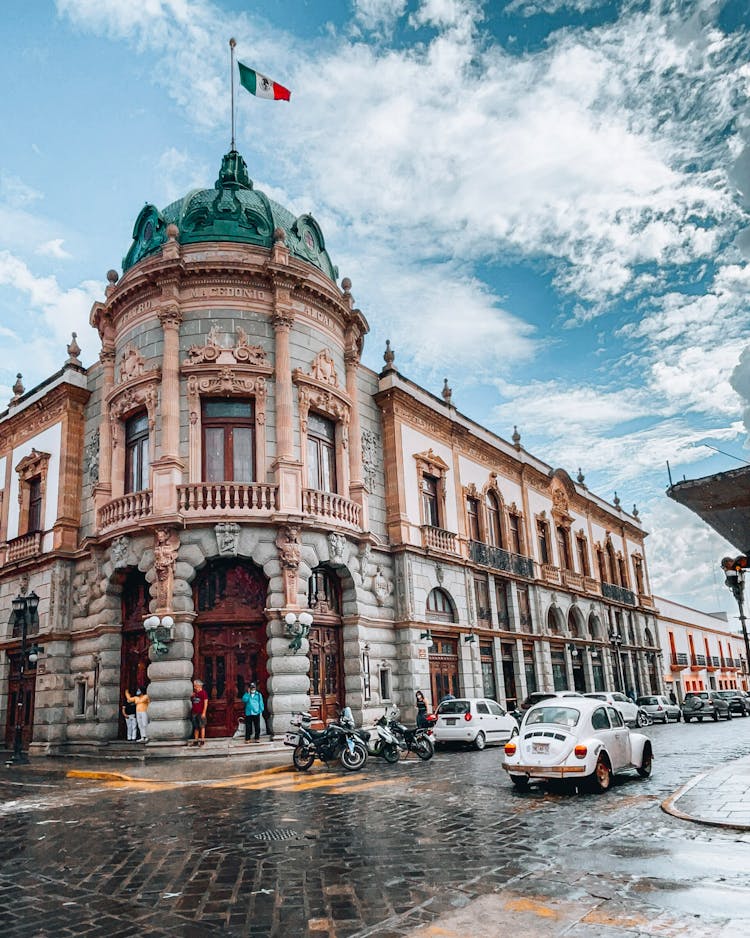 Facade Of Teatro Macedonio Alcala