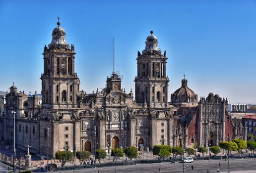 Facade of Cathedral of Mexico