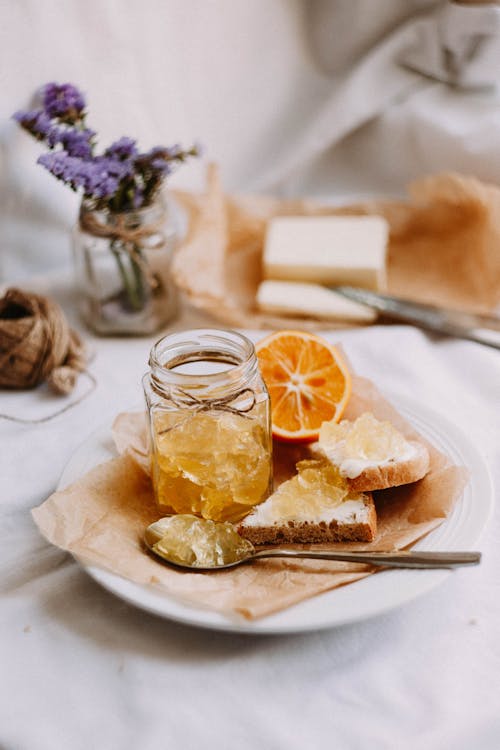 빵, 수직 쐈어, 아침 식사의 무료 스톡 사진